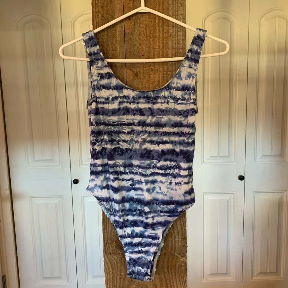 Indigo Tie Dye Onesie